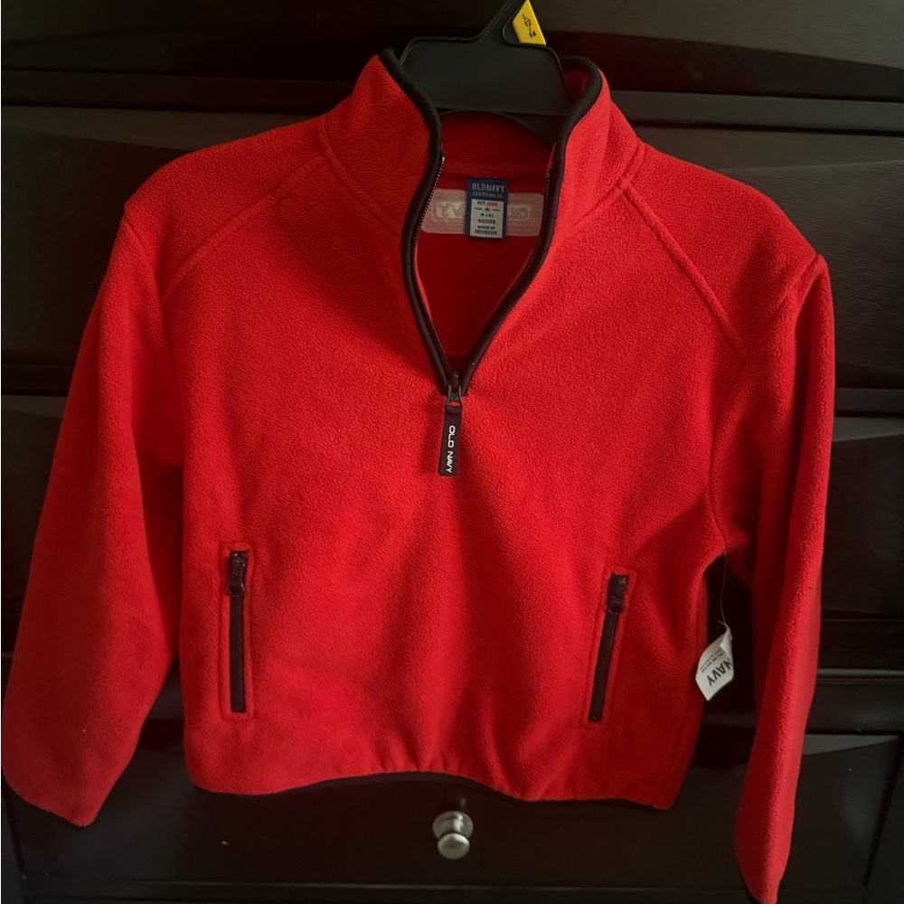 NEW WITH TAGS Old Navy Red Fleece